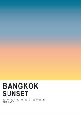 Bangkok Sunset Gradient