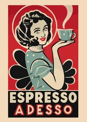 Espresso Adesso Poster