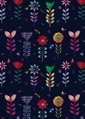 Colorful Floral Pattern