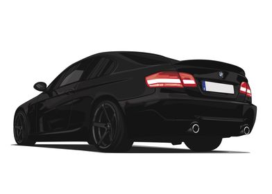 BMW E92 335i Black