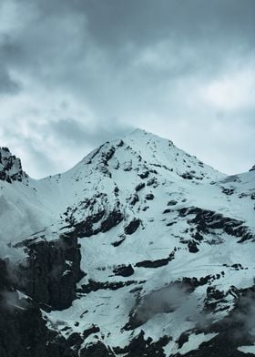 Snowy Mountain Peak