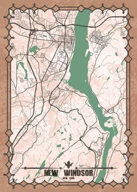 New Windsor, New York Map