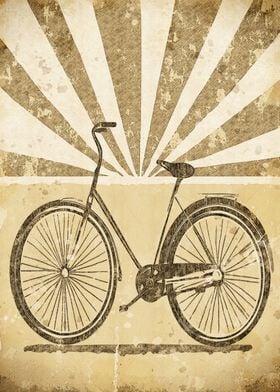 Vintage Bicycle Poster