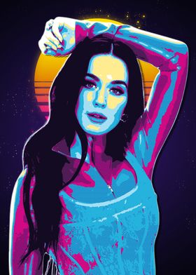 Katy Perry Retro Pop Art