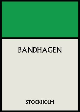 Bandhagen Stockholm Poster