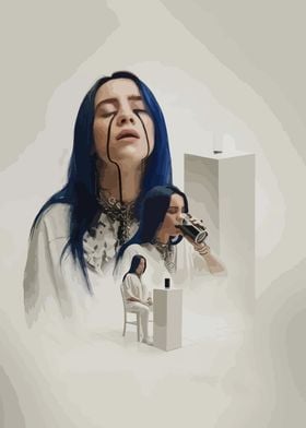 Billie Eilish Digital Art