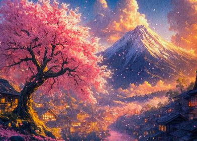 Cherry Blossom Mountain 