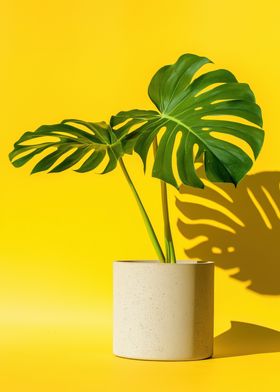 Monstera Plant in Pot