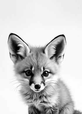 Cute Fox Portrait