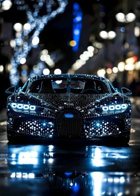 Bugatti Chiron Night Shot