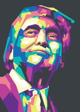 Donald Trump Pop Art Portrait