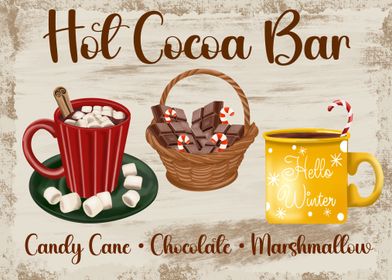 Hot Cocoa Bar Sign