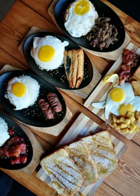 Filipino Breakfast Platter