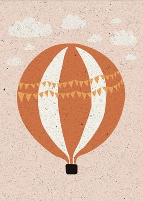 Hot Air Balloon Illustration