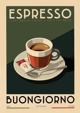 Espresso Buongiorno Poster