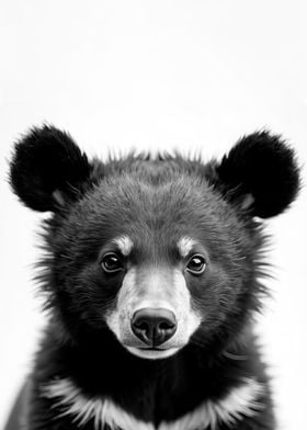 Black Bear Cub Portrait