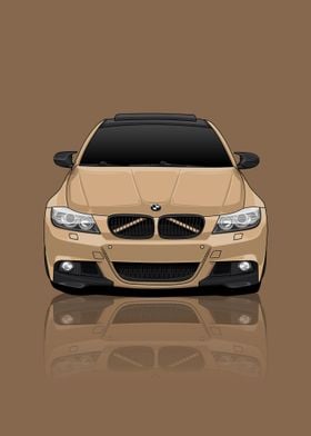 BMW E90 front