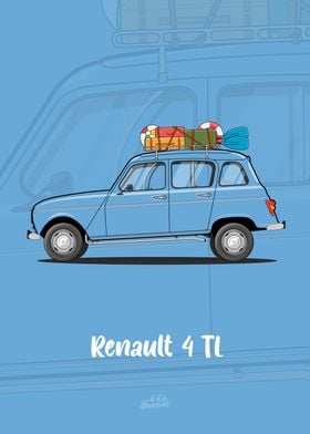 Renault 4 TL - Vacance