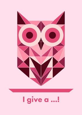 Geometric Owl Illustration