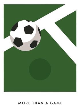 Soccer Ball Minimalist Art