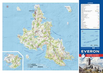 Arma Reforger Everon Arland Malden Islands Topographic Map