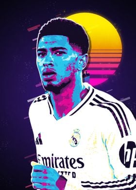 Vini Jr. Retro Art