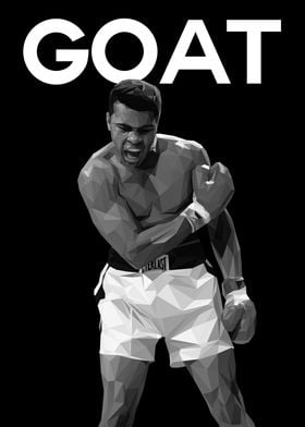 Muhammad Ali GOAT Poster