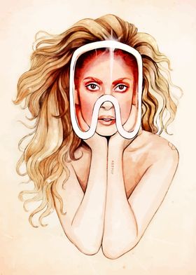 Lady Gaga Artpop Watercolor