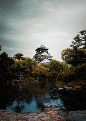 Osaka Castle in Japan