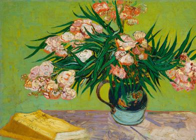 Oleanders (1888) by Vincent Van Gogh.