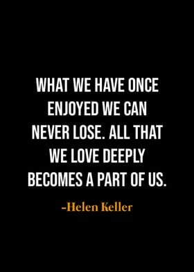 Helen Keller Quote