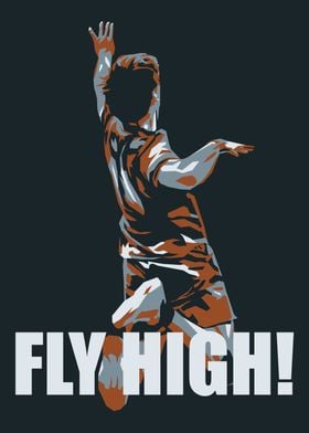 Fly High! Sports Illustration