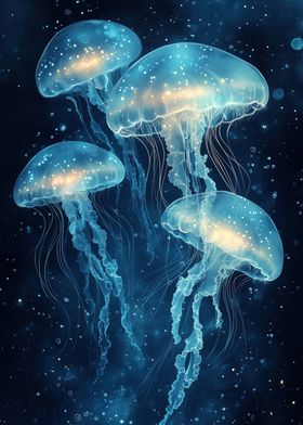 Glowing Jellyfish