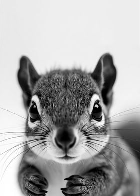 Curious Squirrel Portrait