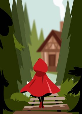 Red Riding Hood in the Woods