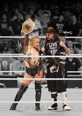 Liv Morgan and Dom Mysterio