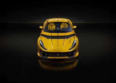 Yellow Ferrari SF90 Stradale