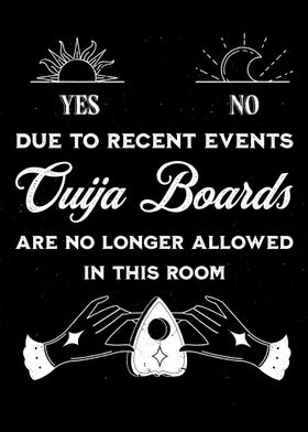 Ouija Board Ban