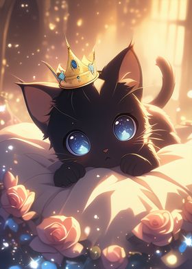 Cute Kitten King