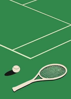 Tennis Court Minimalist