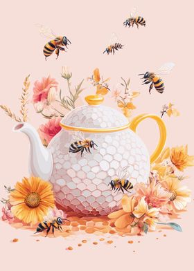 Honeycomb Teapot