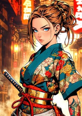 Anime Samurai Woman