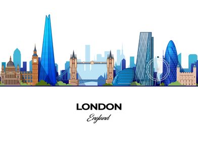 London Skyline Illustration