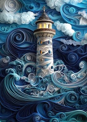 Papercraft Lighthouse