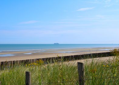 Beach View with Ferry