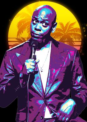 Dave Chappelle Retro Art