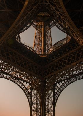 Eiffel Tower Underside