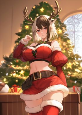 Christmas Anime Girl