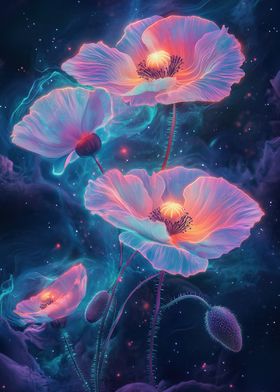 Cosmic Poppies Florals