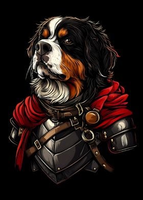 Bernese Mountain Dog Knight